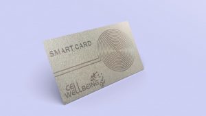 smart card front view